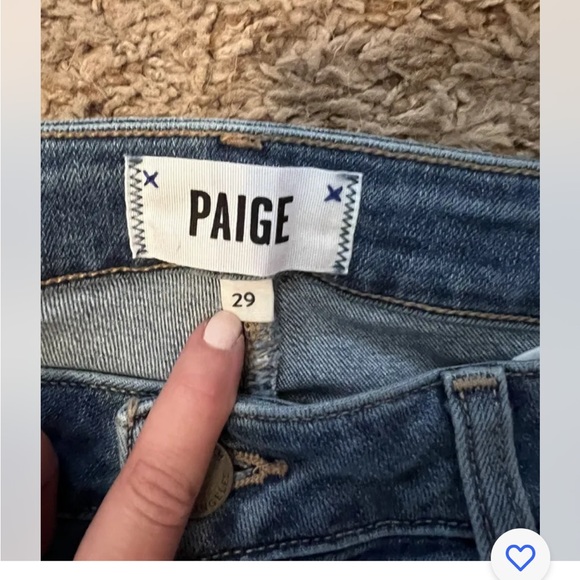 Paige Verdugo Distressed Ankle Skinny Jeans 29 EUC - Picture 3 of 5